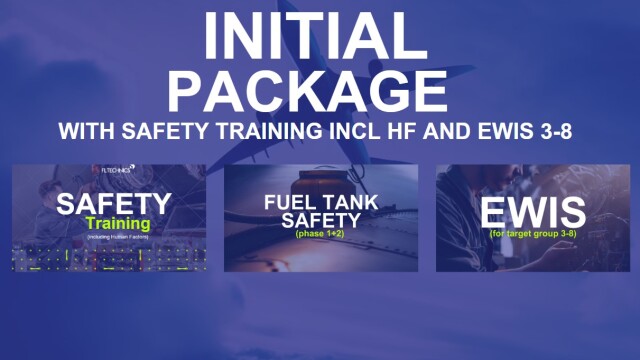 Initial Package: (Safety Training incl HF + FTS(1+2) + EWIS3-8)