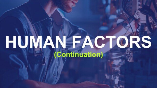 Human Factors Continuation/Recurrent Training