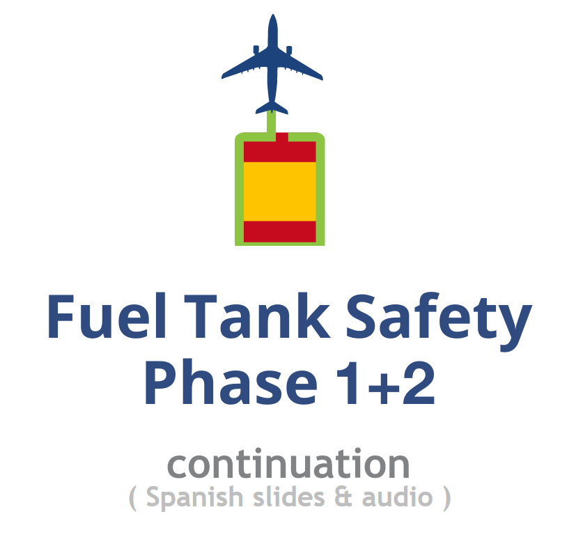 Fuel Tank Safety (Phase 1+2) Continuation/Recurrent Training - Spanish slides & audio