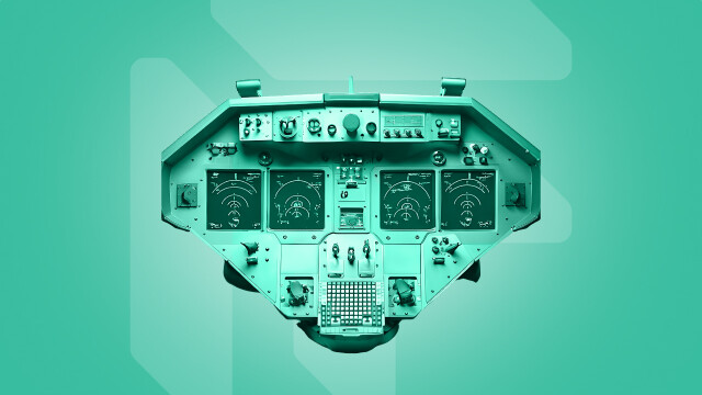 Fighter Jet Cockpit Instrument Panel – Aviation Training